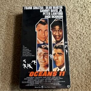 Warner Bros. Ocean's 11 VHS with Red and Black Design